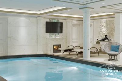 Бассейн с персональным баром и зоной отдыха ⋆ Студия дизайна элитных  интерьеров Luxury Antonovich Design