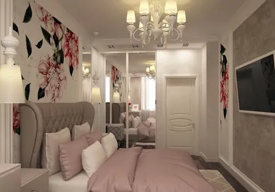 Дизайн спальни 12 кв м в современном стиле с фото: планировка, вариации  интерьера