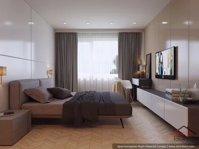 Пример современного интерьера в Екатеринбурге | Дизайн, Интерьеры спальни,  Интерьер