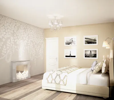 Спальня 20 кв.м в стиле современная классика ➤ смотреть фото дизайна  интерьера