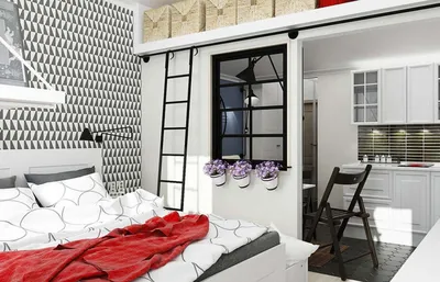 Дизайн квадратной спальни - 76 фото