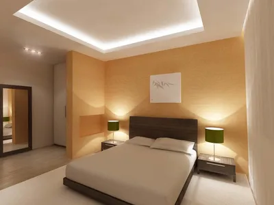 Фото дизайна потолка в спальне: виды, стилевые направления и используемые  отделочные материалы