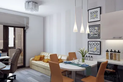 Дизайн-проект двухкомнатной квартиры 41 кв.м от СК Новая Москва