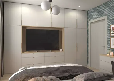 Шкафы в спальню с распашными дверями белые – купить на заказ по  индивидуальным размерам от производителя Mr Doors