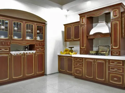 Кухня угловая в стиле Барокко / Мебельная фабрика «ШАД», г. Отрадная