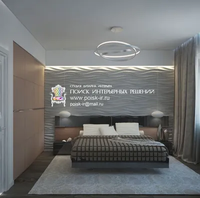 Спальни 3D панели - Дизайн спальни