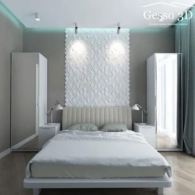 Гипсовые панели в спальне | Спальня, Декоративные камни, Магазины