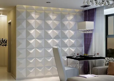 3D панели для стен в интерьере гостиной - Статьи