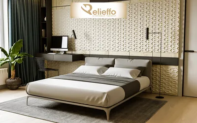 Как сэкономить до 30% на ремонте спальни используя стеновые 3D панели из  пенополиуретана | Relieffo | Дзен
