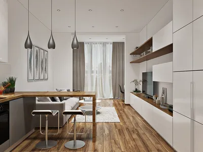Дизайн студии 27 кв м: проекты планировки современной прямоугольной  квартиры с фото