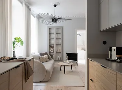Маленькая квартира с чудесным двориком в Швеции (38 кв. м) 〛 ◾ Фото ◾ Идеи  ◾ Дизайн