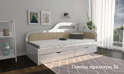 Глянец Премиум 26\" глянцевая кровать за 24 700 руб. в наличии и на заказ.