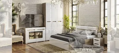Спальня Наоми белая глянцевая новая купить в Калининграде | Товары для дома  и дачи | Авито