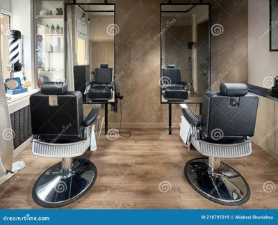 парикмахерская или парикмахерская дизайн дизайн парикмахерская салон пустой  с двумя стульями и двумя зеркалами и аксессуарами. Стоковое Изображение -  изображение насчитывающей воцарения, оборудование: 218797219