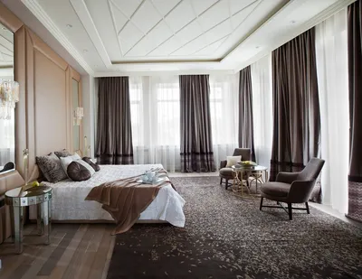 Навесные потолки для спальни (16 фото), дизайн подвесных потолков в спальне  | Houzz Россия