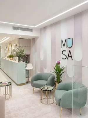 Уютный салон красоты MUSA в Барселоне | Spa room decor, Salon interior  design, Beauty room decor