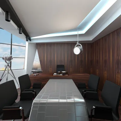 Дизайн кабинета руководителя мужчины маленькой площади. Фото 2015