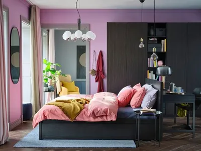 Интерьер спальни с большой кроватью | Роскошные спальни, Дизайн, Дизайн  квартиры
