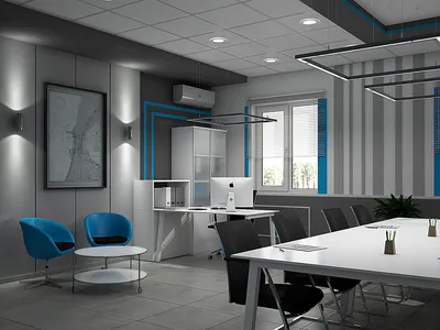 Дизайн интерьера офисов в СПб под ключ: цена за кв метр, фото проекта,  отзывы