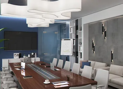 Дизайн переговорной комнаты в офисе - 69 фото
