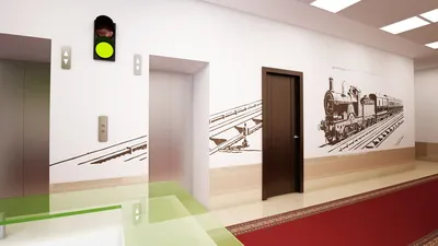 Дизайн офисных коридоров в Москве: заказать проектирование под ключ,  стоимость в бюро ARXY