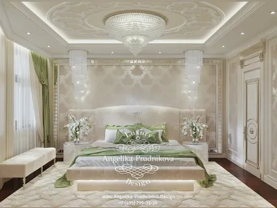 Дизайн-проект интерьера спальни в ЖК Донской Олимп в классическом стиле |  Дизайн, Дизайн-проекты, Интерьер