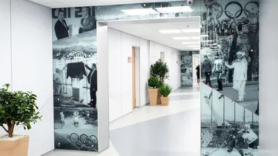 Дизайн и оформление коридоров офиса