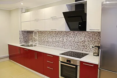 Красная кухня — купить кухню красного цвета недорого в Москве |  Интернет-магазин «Дешевая Мебель»