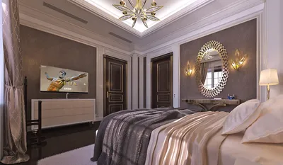 VICWORK STUDIO - Элегантный интерьер гостевой спальни в стиле Арт-Деко