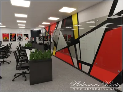Дизайн интерьера офиса для группы компаний АльфаСтрахование | Портфолио  студии дизайна в Москве