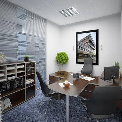 Дизайн маленького офиса - 72 фото