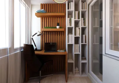 Как организовать домашний офис в небольшой квартире. Идеи от дизайн студии  Rhome