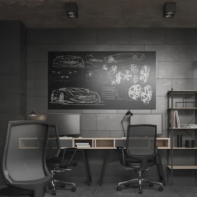 Дизайн интерьера офиса в стиле лофт (проект Мини) - LAVROV DESIGN