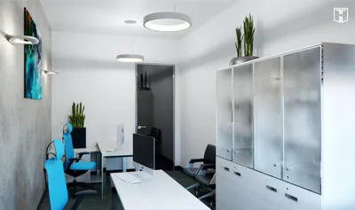Дизайн офиса SMART INVEST площадью 56 кв. м на Петровке — Roomble.com