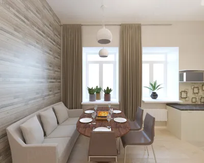 Заказать дизайн проект интерьера однокомнатной квартиры (однушки) - Дизайн  СПб