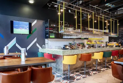Дизайн интерьера бара, ресторана, кафе — заказать проект 3D Киев
