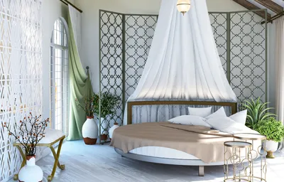 Круглые кровати: фото в интерьере, советы по выбору круглых и полукруглых  кроватей, идеи дизайна спальни