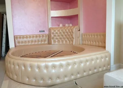 Круглые кровати на заказ: купить круглую кровать в Киеве