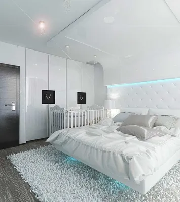 Дизайн спальни в стиле хай тек фото » Картинки и фотографии дизайна  квартир, домов, коттеджей