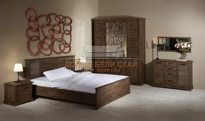 Комплект спальни Кантри, орех - купить в Москве недорого по цене 102 270  руб. (арт. N0014572) | Дом мебели Скай