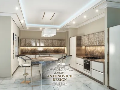Роскошная кухня в современном стиле - Luxury Antonovich Design