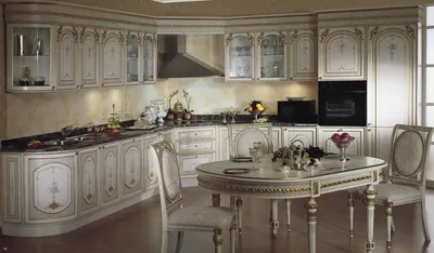 Фото кухонь в стиле барокко: как правильно создать роскошную кухню