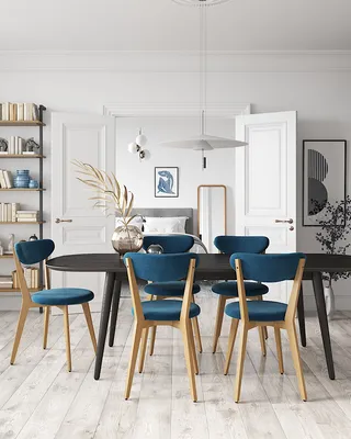 Интерьер обеденной зоны в скандинавском стиле — фабрика современной  дизайнерской мебели SKDESIGN
