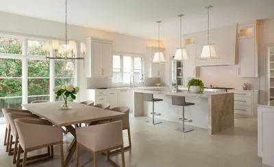 Kitchen-dining room design (72 photos): interior 2018 - modern ideas,  classic style