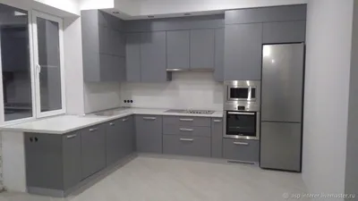 Кухня серый графит – заказать на Ярмарке Мастеров – JRKSURU | Кухонная  мебель, Москва
