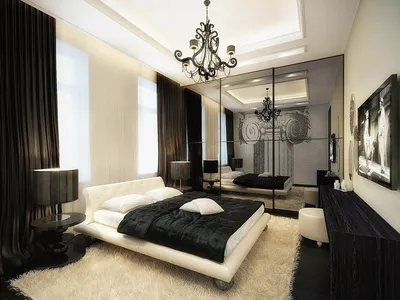 Спальня в стиле модерн: фото в интерьере