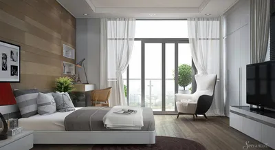 Спальня в стиле модерн, мебель для спальни модерн