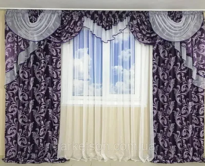 Купить Готовые шторы с ламбрекеном для гостинной,спальни,зала, холла, цена  1900 грн — Prom.ua (ID#1793518966)