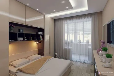 Дизайн спальни 12 кв.м - 100 фото-идей интерьера и планировки