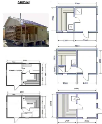 Проекты одноэтажных домов с баней | Архитектурная студия Domoff Interiors